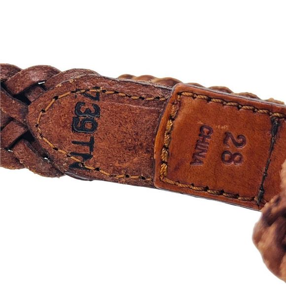 7 Stunning Removable Conchos / Medallions on a Braided Leather Belt
